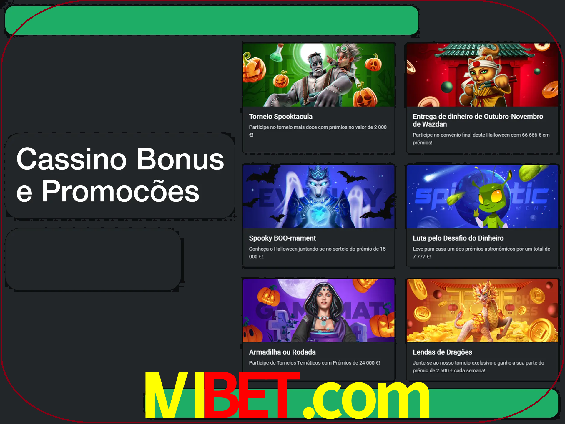 Verifique se há novos bônus de cassino para reivindicar.