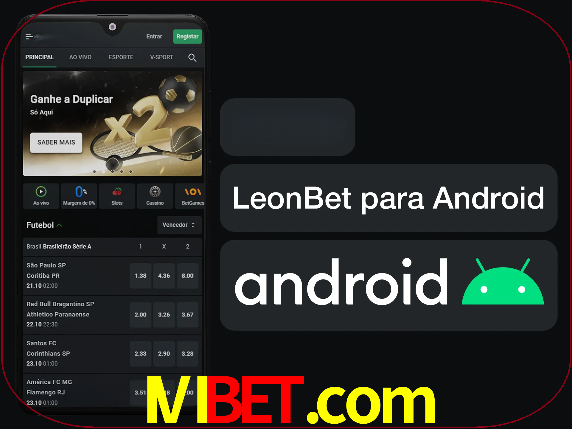Adquira sua versão poket de LeonBet.